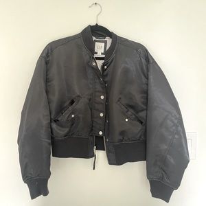 GAP satin bomber jacket